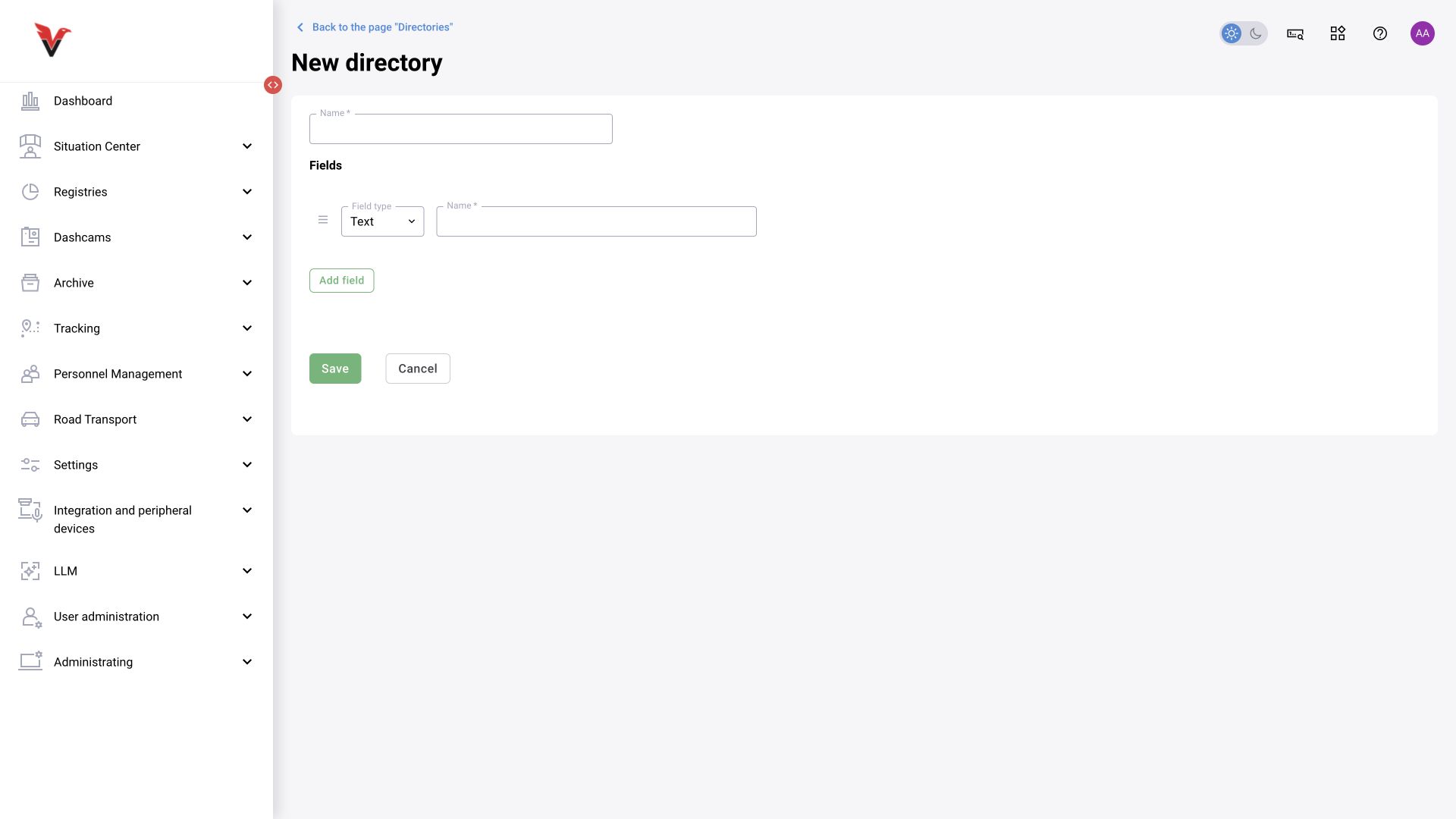 BOX 3.2 interface. New catalog: name and field structure.