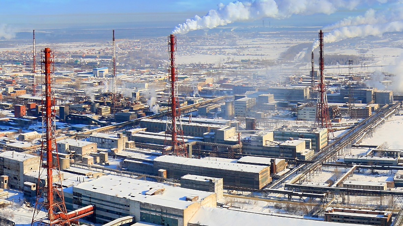 Chemical-production environment.